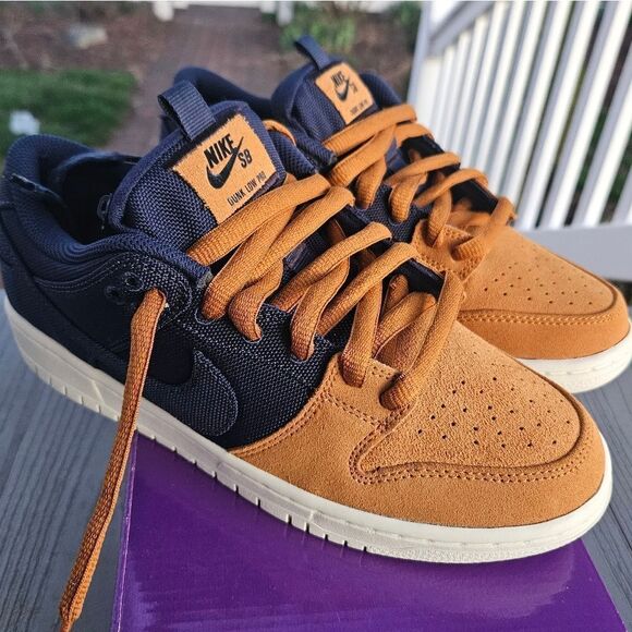 NIKE SB DUNK LOW PRO PRM 90's backpacks sneakers MENS 7 WOMENS 8.5 new in box - Picture 10 of 15